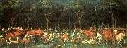 UCCELLO, Paolo The Hunt in the Forest aer oil painting picture wholesale